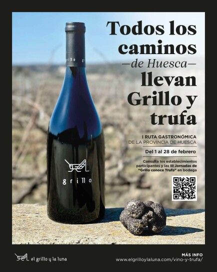 Cartel I Ruta Gastronómica "Grillo y y trufa"