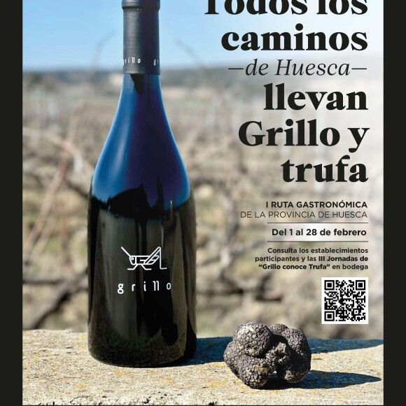 Cartel I Ruta Gastronómica "Grillo y y trufa"