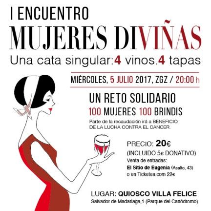 Cartel del primer encuentro Mujeres Diviñas