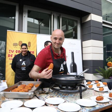 Mario, del Truco, presentación concurso de croquetas