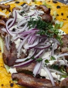 Kebab de Ternasco de Aragón en formato dürum de Nola Smoke